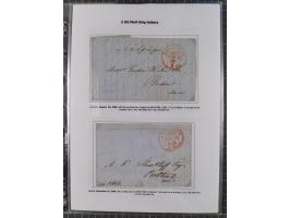 1770/1880 (ca.) Mail across the North Atlantic from-, to and via Cuba, exhibition collection with around 100 letters/letter s