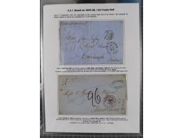 1770/1880 (ca.) Mail across the North Atlantic from-, to and via Cuba, exhibition collection with around 100 letters/letter s