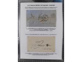 1770/1880 (ca.) Mail across the North Atlantic from-, to and via Cuba, exhibition collection with around 100 letters/letter s