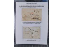 1770/1880 (ca.) Mail across the North Atlantic from-, to and via Cuba, exhibition collection with around 100 letters/letter s