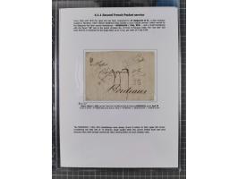 1770/1880 (ca.) Mail across the North Atlantic from-, to and via Cuba, exhibition collection with around 100 letters/letter s