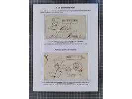 1770/1880 (ca.) Mail across the North Atlantic from-, to and via Cuba, exhibition collection with around 100 letters/letter s