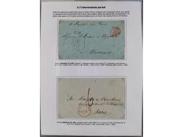 1770/1880 (ca.) Mail across the North Atlantic from-, to and via Cuba, exhibition collection with around 100 letters/letter s