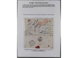 1770/1880 (ca.) Mail across the North Atlantic from-, to and via Cuba, exhibition collection with around 100 letters/letter s