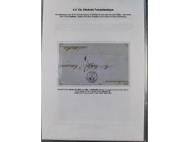 1770/1880 (ca.) Mail across the North Atlantic from-, to and via Cuba, exhibition collection with around 100 letters/letter s