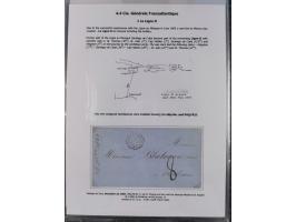 1770/1880 (ca.) Mail across the North Atlantic from-, to and via Cuba, exhibition collection with around 100 letters/letter s