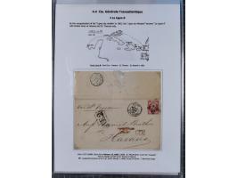 1770/1880 (ca.) Mail across the North Atlantic from-, to and via Cuba, exhibition collection with around 100 letters/letter s