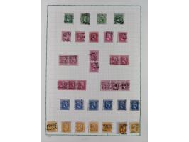 1850/67, kleiner Sammlungsbestand mit Marken, Briefstücken, Einheiten und rund 180 Briefen und Ganzsachen, dabei kleine Numme