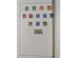 1850/67, kleiner Sammlungsbestand mit Marken, Briefstücken, Einheiten und rund 180 Briefen und Ganzsachen, dabei kleine Numme