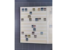 1850/67, kleiner Sammlungsbestand mit Marken, Briefstücken, Einheiten und rund 180 Briefen und Ganzsachen, dabei kleine Numme