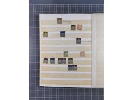 1850/67, kleiner Sammlungsbestand mit Marken, Briefstücken, Einheiten und rund 180 Briefen und Ganzsachen, dabei kleine Numme