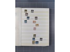 1850/67, kleiner Sammlungsbestand mit Marken, Briefstücken, Einheiten und rund 180 Briefen und Ganzsachen, dabei kleine Numme