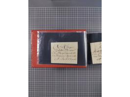 1850/67, kleiner Sammlungsbestand mit Marken, Briefstücken, Einheiten und rund 180 Briefen und Ganzsachen, dabei kleine Numme