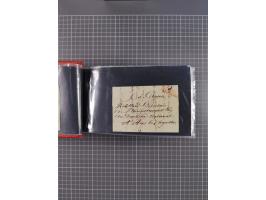 1850/67, kleiner Sammlungsbestand mit Marken, Briefstücken, Einheiten und rund 180 Briefen und Ganzsachen, dabei kleine Numme