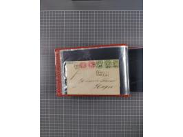 1850/67, kleiner Sammlungsbestand mit Marken, Briefstücken, Einheiten und rund 180 Briefen und Ganzsachen, dabei kleine Numme