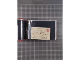 1850/67, kleiner Sammlungsbestand mit Marken, Briefstücken, Einheiten und rund 180 Briefen und Ganzsachen, dabei kleine Numme