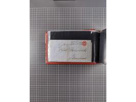 1850/67, kleiner Sammlungsbestand mit Marken, Briefstücken, Einheiten und rund 180 Briefen und Ganzsachen, dabei kleine Numme