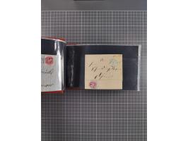 1850/67, kleiner Sammlungsbestand mit Marken, Briefstücken, Einheiten und rund 180 Briefen und Ganzsachen, dabei kleine Numme