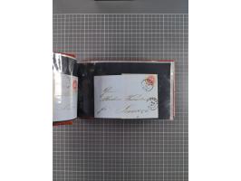 1850/67, kleiner Sammlungsbestand mit Marken, Briefstücken, Einheiten und rund 180 Briefen und Ganzsachen, dabei kleine Numme