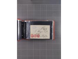 1850/67, kleiner Sammlungsbestand mit Marken, Briefstücken, Einheiten und rund 180 Briefen und Ganzsachen, dabei kleine Numme