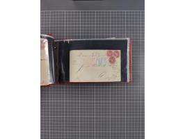 1850/67, kleiner Sammlungsbestand mit Marken, Briefstücken, Einheiten und rund 180 Briefen und Ganzsachen, dabei kleine Numme