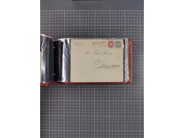 1850/67, kleiner Sammlungsbestand mit Marken, Briefstücken, Einheiten und rund 180 Briefen und Ganzsachen, dabei kleine Numme