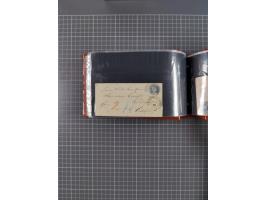 1850/67, kleiner Sammlungsbestand mit Marken, Briefstücken, Einheiten und rund 180 Briefen und Ganzsachen, dabei kleine Numme