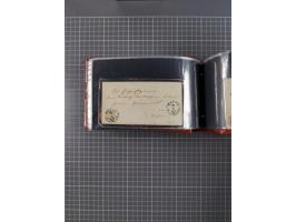 1850/67, kleiner Sammlungsbestand mit Marken, Briefstücken, Einheiten und rund 180 Briefen und Ganzsachen, dabei kleine Numme