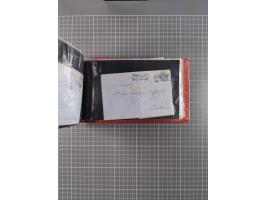 1850/67, kleiner Sammlungsbestand mit Marken, Briefstücken, Einheiten und rund 180 Briefen und Ganzsachen, dabei kleine Numme