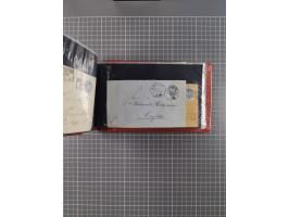 1850/67, kleiner Sammlungsbestand mit Marken, Briefstücken, Einheiten und rund 180 Briefen und Ganzsachen, dabei kleine Numme