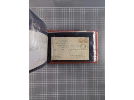 1850/67, kleiner Sammlungsbestand mit Marken, Briefstücken, Einheiten und rund 180 Briefen und Ganzsachen, dabei kleine Numme