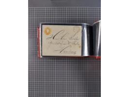 1850/67, kleiner Sammlungsbestand mit Marken, Briefstücken, Einheiten und rund 180 Briefen und Ganzsachen, dabei kleine Numme