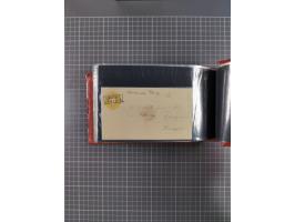 1850/67, kleiner Sammlungsbestand mit Marken, Briefstücken, Einheiten und rund 180 Briefen und Ganzsachen, dabei kleine Numme