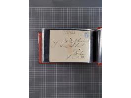1850/67, kleiner Sammlungsbestand mit Marken, Briefstücken, Einheiten und rund 180 Briefen und Ganzsachen, dabei kleine Numme