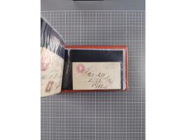 1850/67, kleiner Sammlungsbestand mit Marken, Briefstücken, Einheiten und rund 180 Briefen und Ganzsachen, dabei kleine Numme