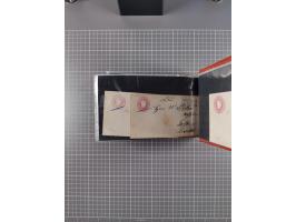 1850/67, kleiner Sammlungsbestand mit Marken, Briefstücken, Einheiten und rund 180 Briefen und Ganzsachen, dabei kleine Numme
