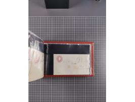 1850/67, kleiner Sammlungsbestand mit Marken, Briefstücken, Einheiten und rund 180 Briefen und Ganzsachen, dabei kleine Numme