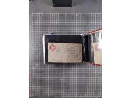 1850/67, kleiner Sammlungsbestand mit Marken, Briefstücken, Einheiten und rund 180 Briefen und Ganzsachen, dabei kleine Numme