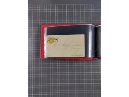 1850/67, kleiner Sammlungsbestand mit Marken, Briefstücken, Einheiten und rund 180 Briefen und Ganzsachen, dabei kleine Numme