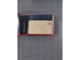 1850/67, kleiner Sammlungsbestand mit Marken, Briefstücken, Einheiten und rund 180 Briefen und Ganzsachen, dabei kleine Numme