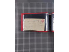 1850/67, kleiner Sammlungsbestand mit Marken, Briefstücken, Einheiten und rund 180 Briefen und Ganzsachen, dabei kleine Numme