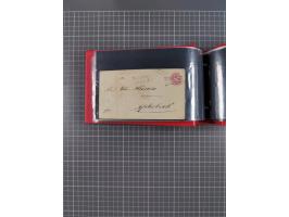 1850/67, kleiner Sammlungsbestand mit Marken, Briefstücken, Einheiten und rund 180 Briefen und Ganzsachen, dabei kleine Numme