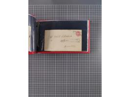 1850/67, kleiner Sammlungsbestand mit Marken, Briefstücken, Einheiten und rund 180 Briefen und Ganzsachen, dabei kleine Numme