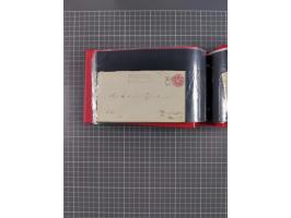 1850/67, kleiner Sammlungsbestand mit Marken, Briefstücken, Einheiten und rund 180 Briefen und Ganzsachen, dabei kleine Numme