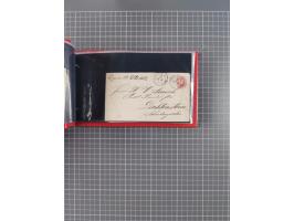 1850/67, kleiner Sammlungsbestand mit Marken, Briefstücken, Einheiten und rund 180 Briefen und Ganzsachen, dabei kleine Numme