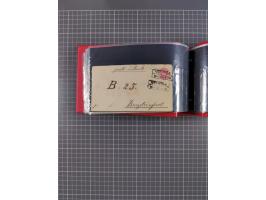 1850/67, kleiner Sammlungsbestand mit Marken, Briefstücken, Einheiten und rund 180 Briefen und Ganzsachen, dabei kleine Numme