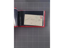 1850/67, kleiner Sammlungsbestand mit Marken, Briefstücken, Einheiten und rund 180 Briefen und Ganzsachen, dabei kleine Numme