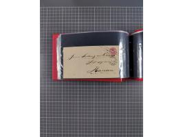 1850/67, kleiner Sammlungsbestand mit Marken, Briefstücken, Einheiten und rund 180 Briefen und Ganzsachen, dabei kleine Numme