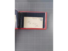 1850/67, kleiner Sammlungsbestand mit Marken, Briefstücken, Einheiten und rund 180 Briefen und Ganzsachen, dabei kleine Numme
