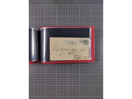 1850/67, kleiner Sammlungsbestand mit Marken, Briefstücken, Einheiten und rund 180 Briefen und Ganzsachen, dabei kleine Numme
